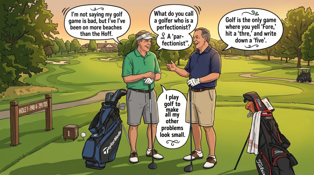 jokes about golf one liners